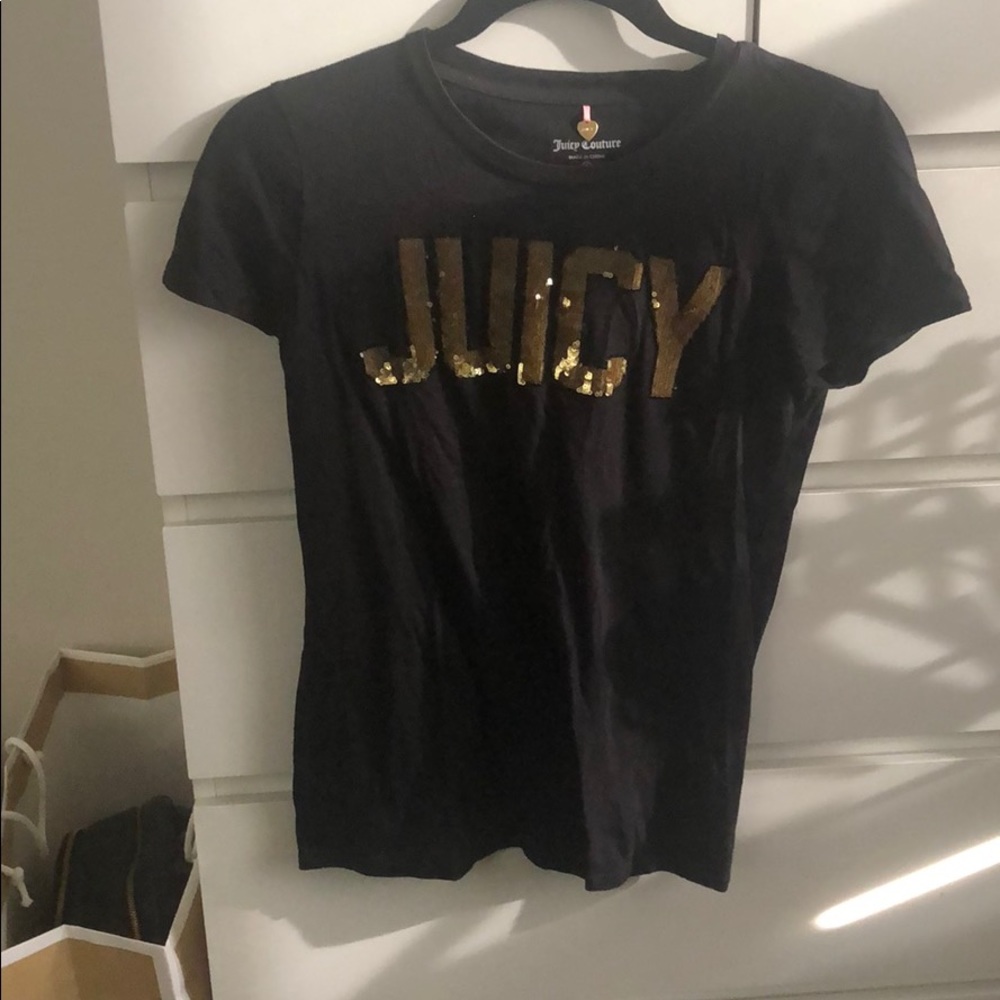 Sequin juicy tshirt